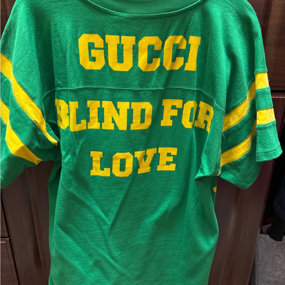 Authentic NWT Gucci Love Parade Eschatology Varsity Tee - Picture 5 of 5